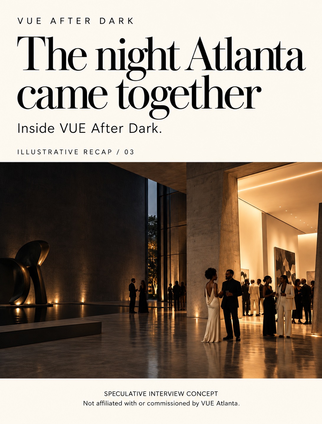Illustrative recap cover: The night Atlanta came together